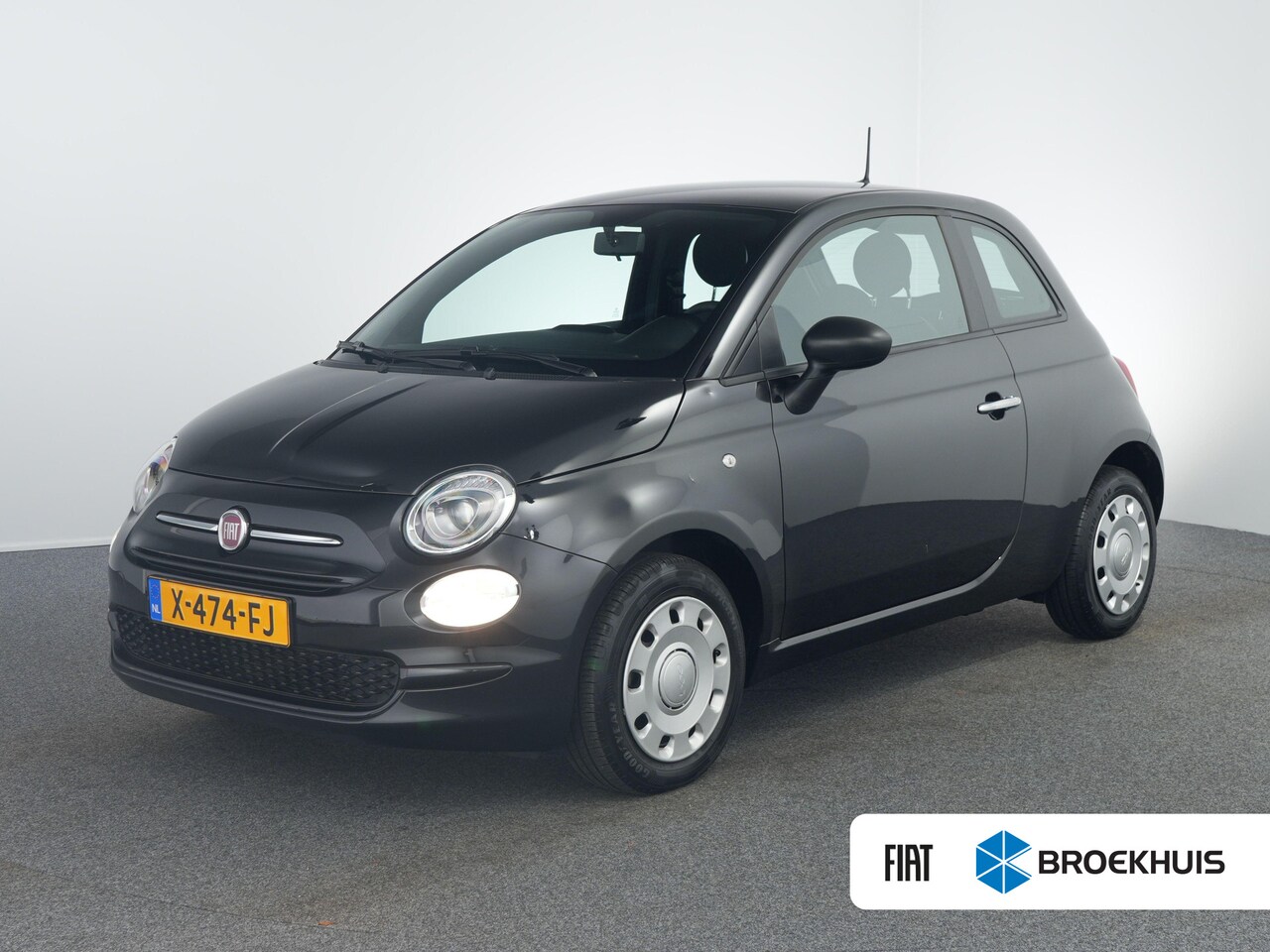Fiat 500 - 1.0 Hybrid | Bestuurdersstoel in hoogte verstelbaar | DAB ontvanger | Metaalkleur - AutoWereld.nl