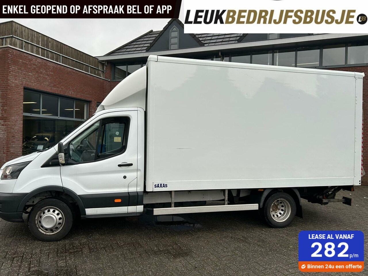 Ford Transit - 2.0 TDCI 130pk Bakwagen EURO 6 met laadbak+klep - AutoWereld.nl