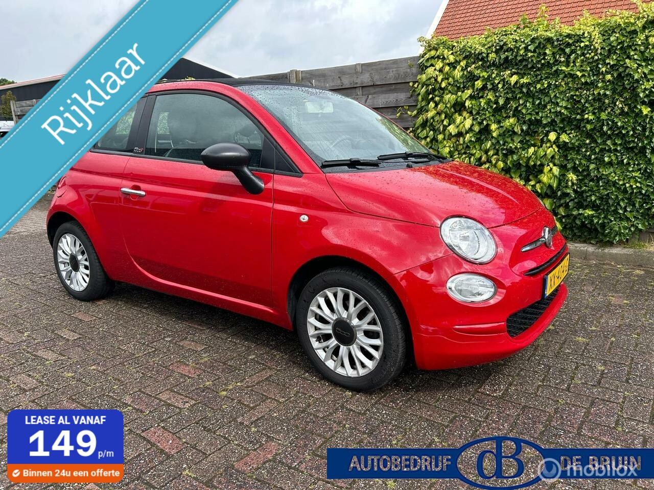 Fiat 500 - 0.9 TwinAir Turbo Lounge Cabriolet - AutoWereld.nl