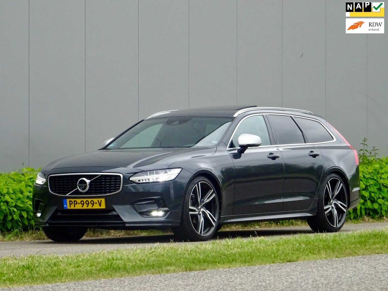 Volvo V90 - 2.0 D4 190pk R-Design NL Polestar+ // Alle Opties! - AutoWereld.nl