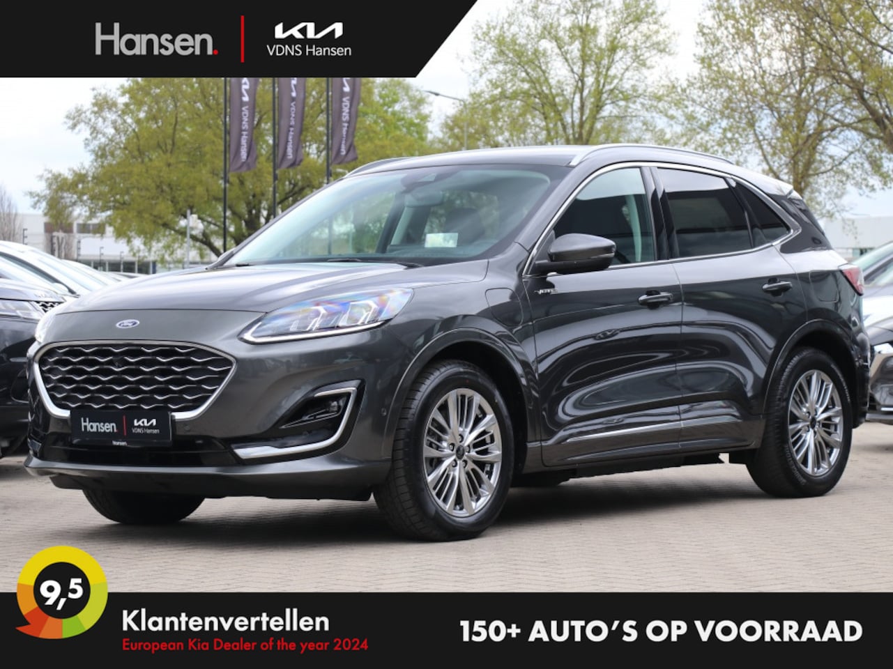 Ford Kuga - 2.5 PHEV Vignale I Leder I B&O I Elektrische stoelverstelling - AutoWereld.nl