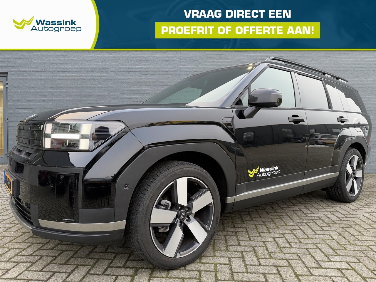 Hyundai Santa Fe - New 1.6 T-GDi HEV 215pk Aut 2WD 7pl Premium Sky - AutoWereld.nl