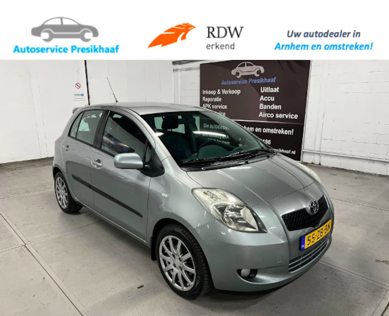 Toyota Yaris - 1.3 VVTi Sol MMT Automaat AIRCO / VOL-LEDER - AutoWereld.nl
