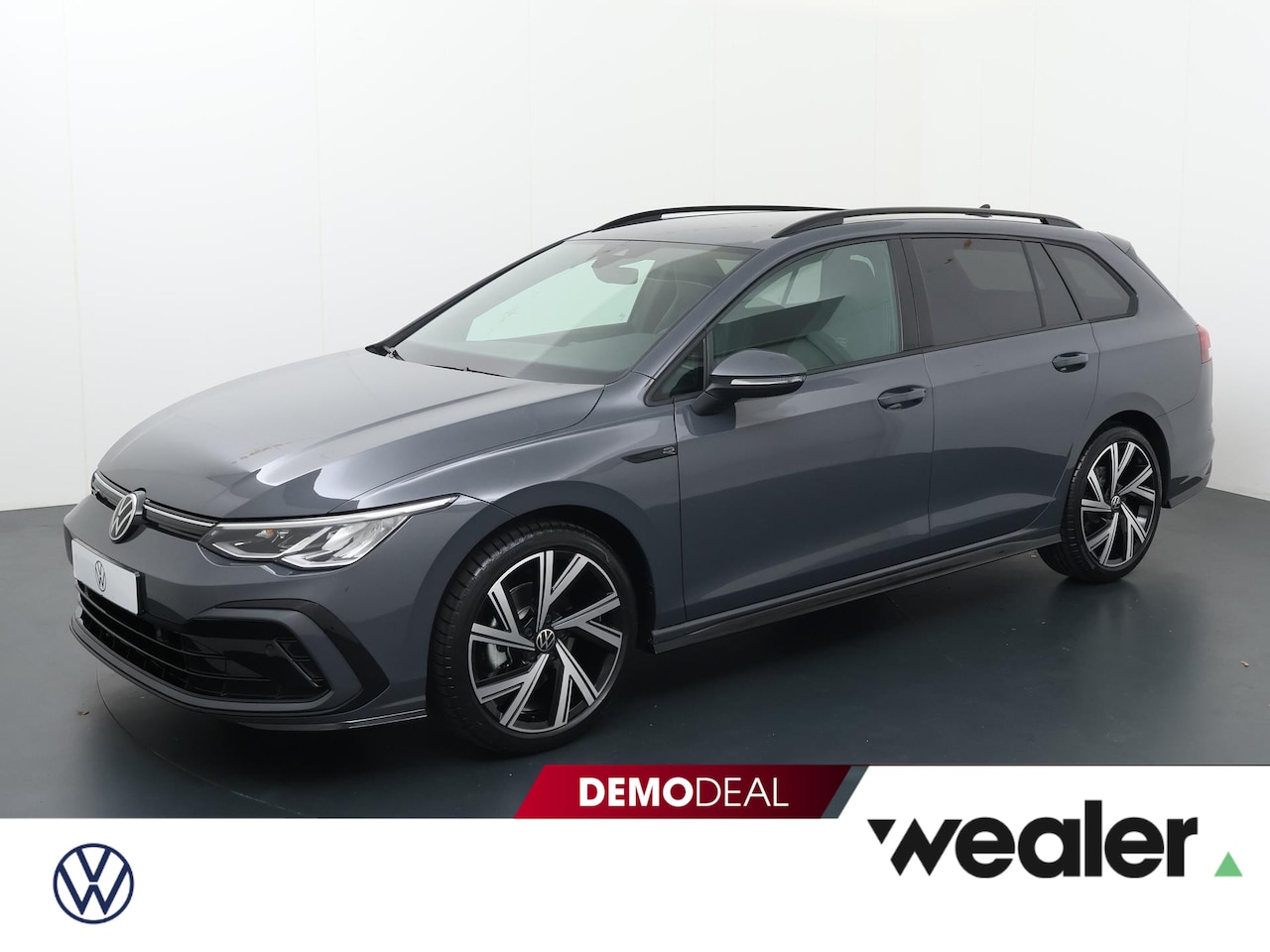 Volkswagen Golf Variant - R-Line (8) 1.5 eTSI 96 kW / 130 pk Variant 7 vers n. DSG | Navigatie | Keyless | Achteruit - AutoWereld.nl