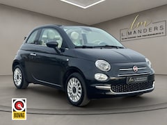 Fiat 500 C - 1.2 Lounge 2020 ZWART | Cabrio | Apple CarPlay | Benzine | PDC