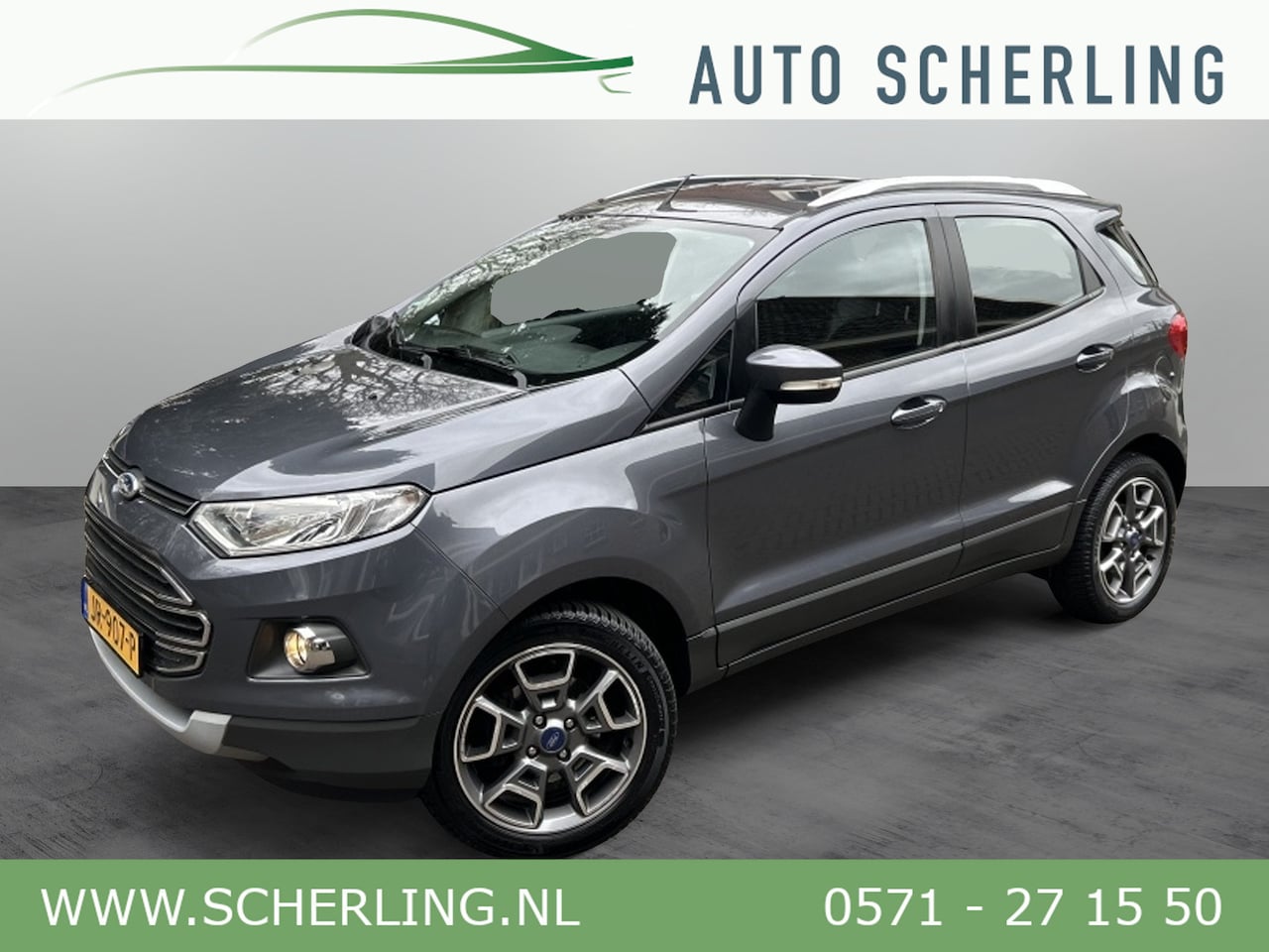 Ford EcoSport - 1.0 125pk Titanium Navi, Leder, Camera, Trekhaak, 17” LMV - AutoWereld.nl