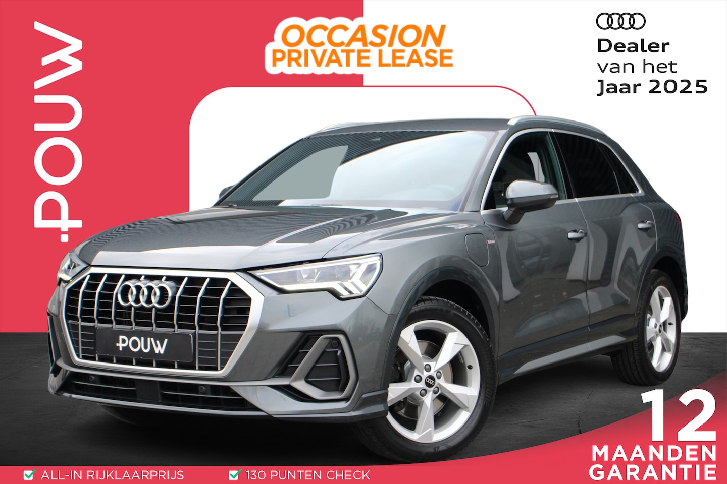 Audi Q3 - 45 TFSIe 245pk S Edition | Achteruitrijcamera | Stoelverwarming | Keyless Entry | Dodehoek - AutoWereld.nl