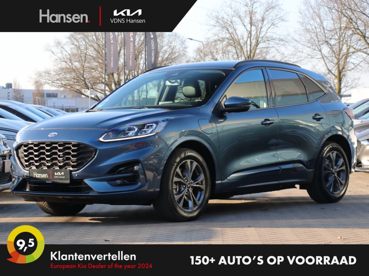 Ford Kuga - 2.5 PHEV ST-Line I Trekhaak I Navi I Leder I B&O I Keyless - AutoWereld.nl