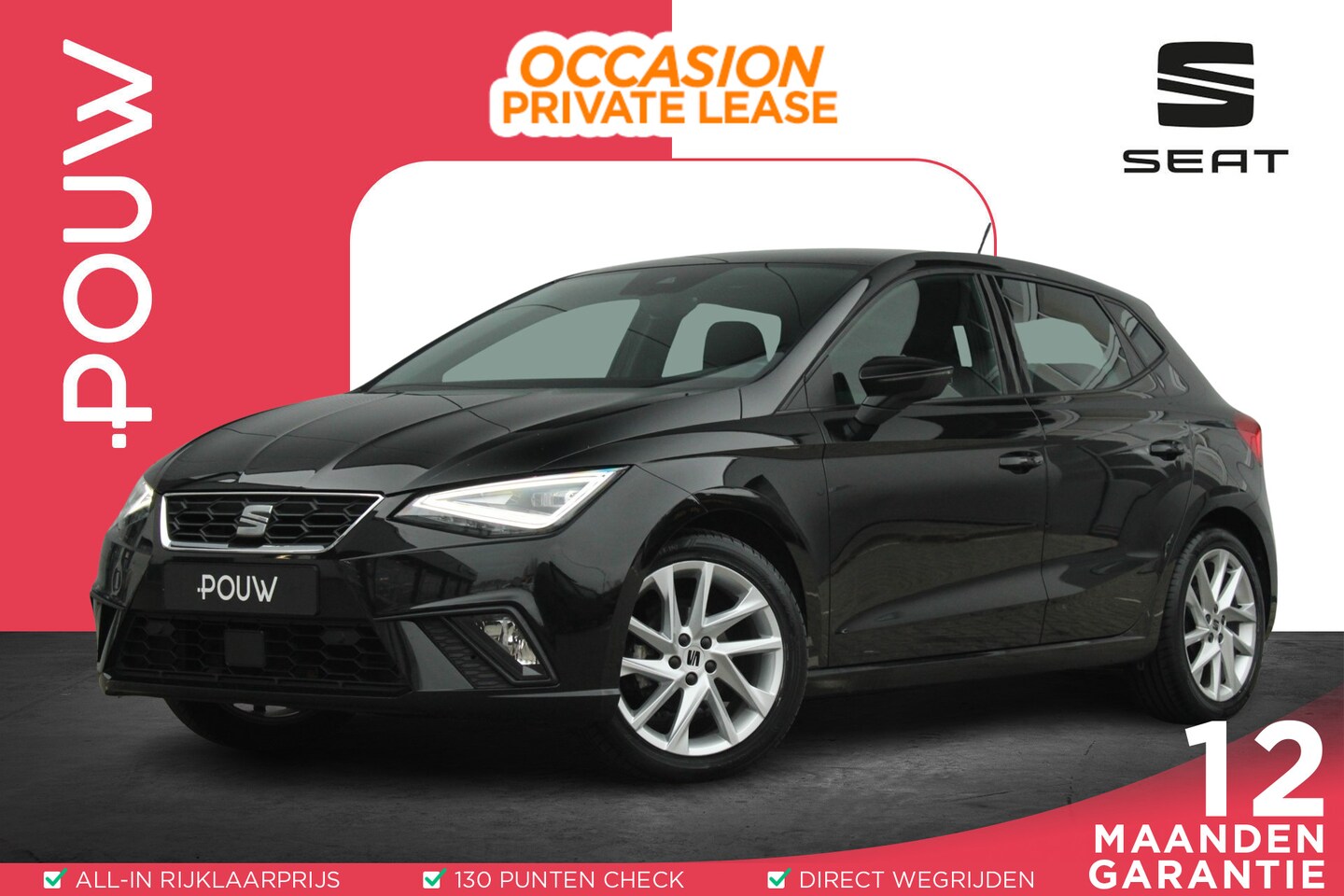 Seat Ibiza - 1.0 EcoTSI 95pk FR |  Apple Carplay/Android Auto | 17" Velgen - AutoWereld.nl