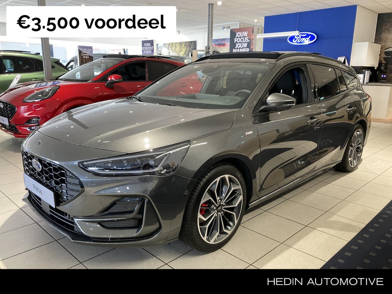 Ford Focus Wagon - 1.0 EcoBoost Hybrid ST Line X | NU €3500,- KORTING | Direct Leverbaar | Full Option - AutoWereld.nl