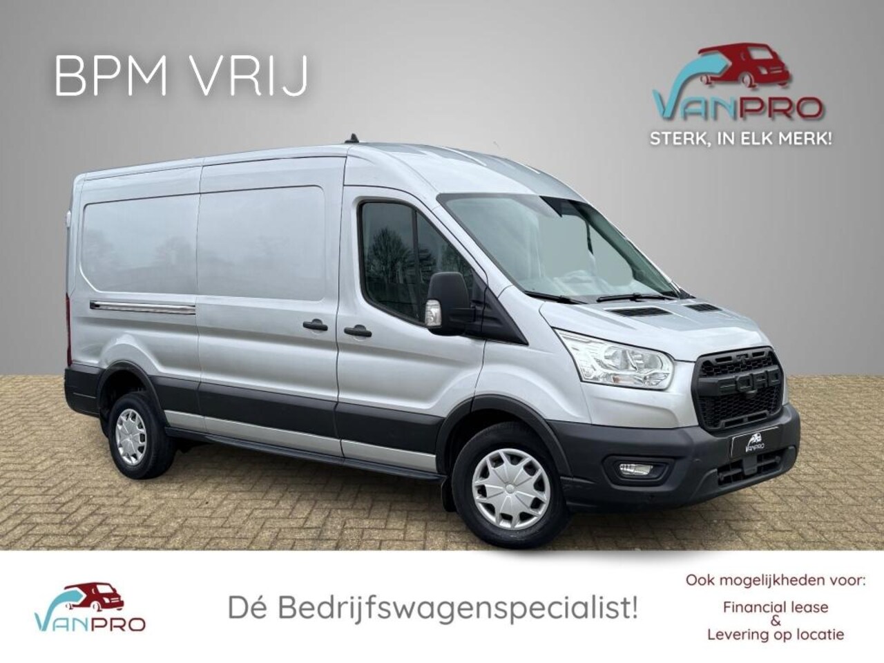 Ford Transit - 330 2.0 TDCI 130pk L3H2 Trend / Airco / Raptor Grill / Trekhaak - AutoWereld.nl