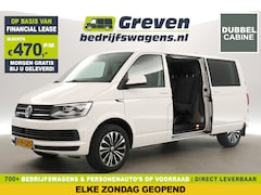 Volkswagen Transporter - 2.0 TDI L2H1 150PK Dubbele Cabine 5 Pers DSG Automaat 2xSchuifdeur Airco Cruise Carplay Na