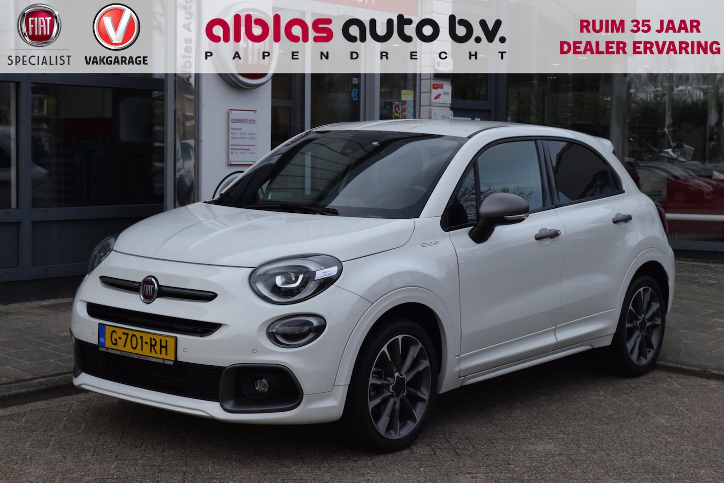 Fiat 500 X - 150PK|Sport|Aut|Leer|Camera|Trekhaak|ACC - AutoWereld.nl