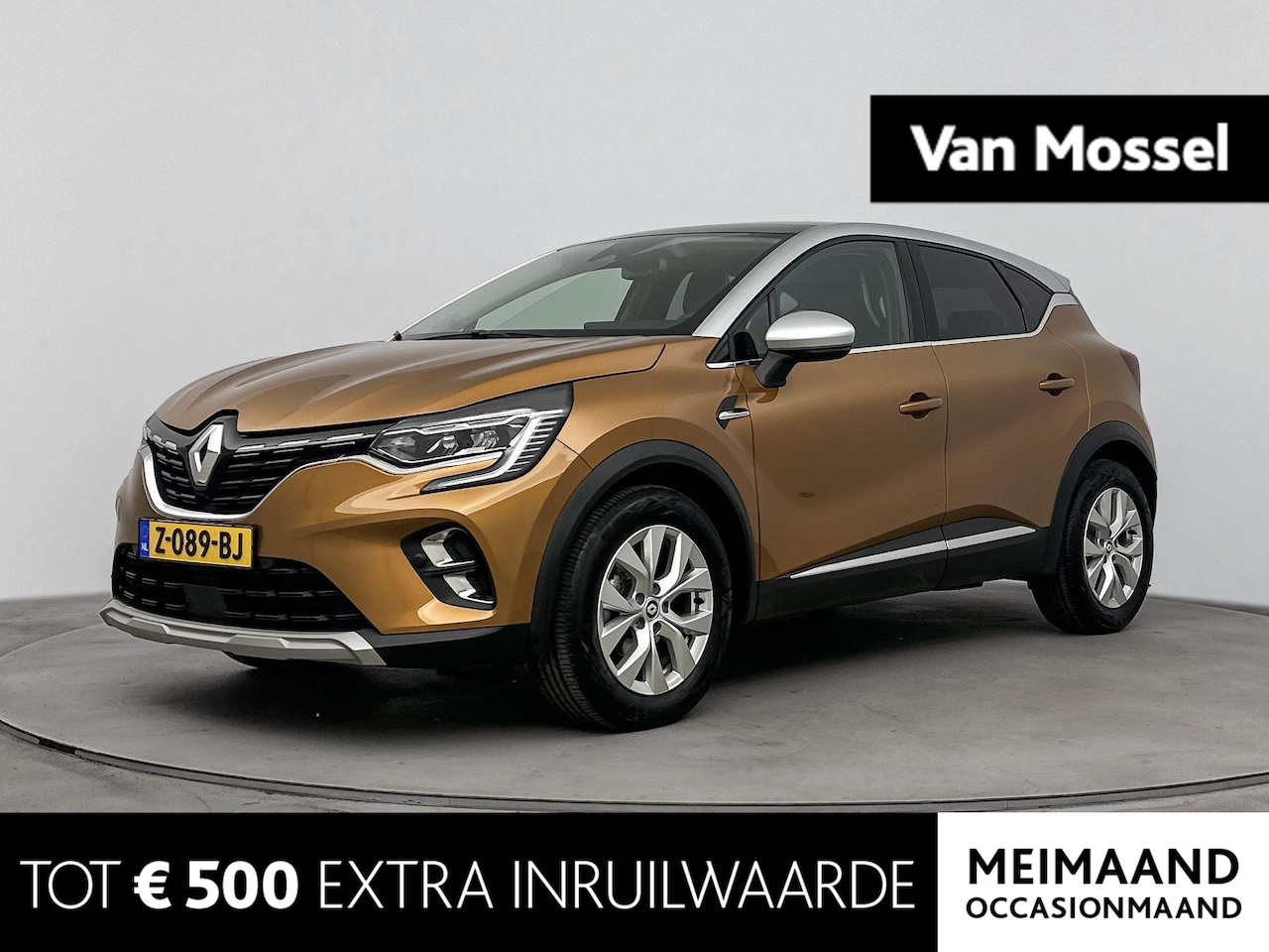 Renault Captur - 1.3 TCe 140PK EDC Intens | Afneembare trekhaak | 360 graden Camera | Automaat | Schuif-/ka - AutoWereld.nl