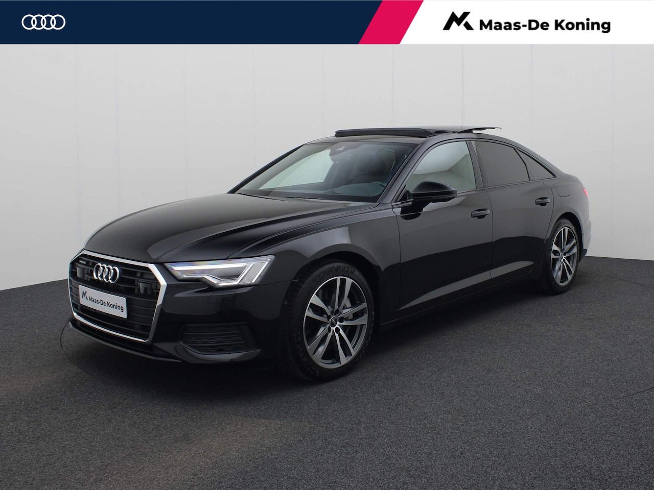 Audi A6 Limousine - 50 TFSIe 220kW/299PK Sport · Quattro · Panorama dak · Leder · Head-up display · Trekhaak · - AutoWereld.nl
