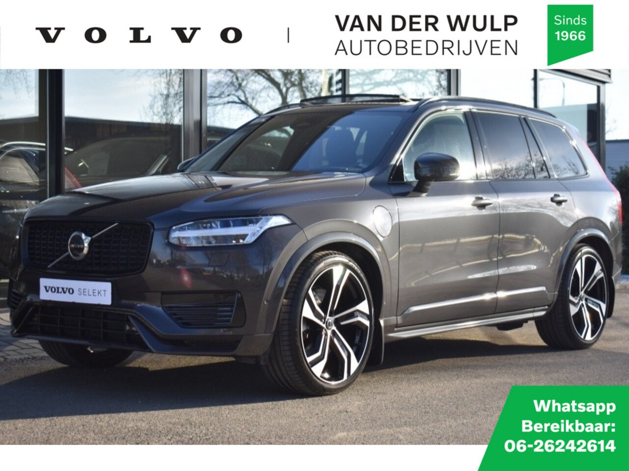 Volvo XC90 - T8 AWD 455pk Ultimate Dark | Luchtvering | Trekhaak | Bowers&Wil - AutoWereld.nl