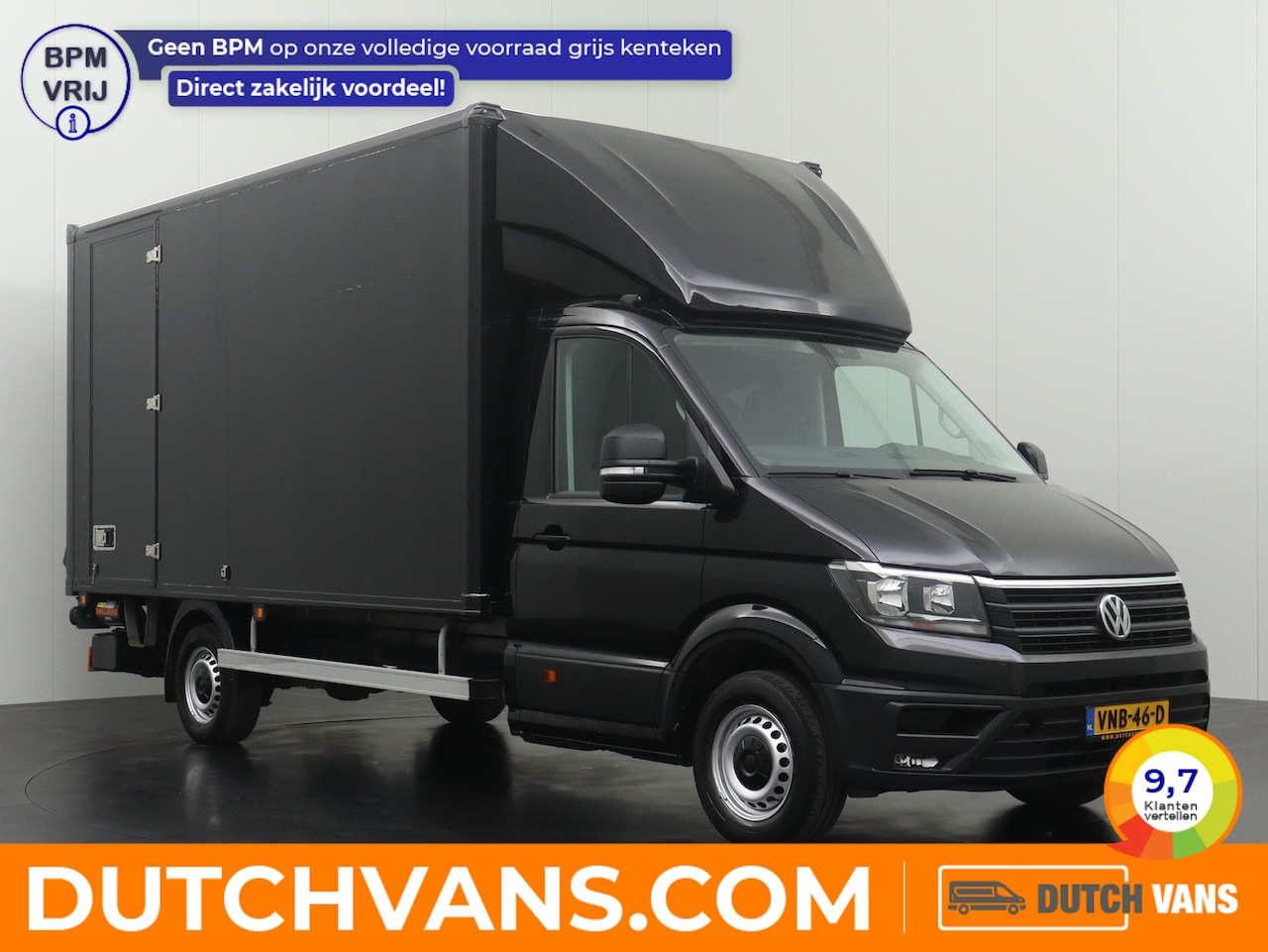 Volkswagen Crafter - 2.0TDI Bakwagen+Laadklep | Navigatie | Camera | Airco | Zijdeur | Dakspoiler - AutoWereld.nl
