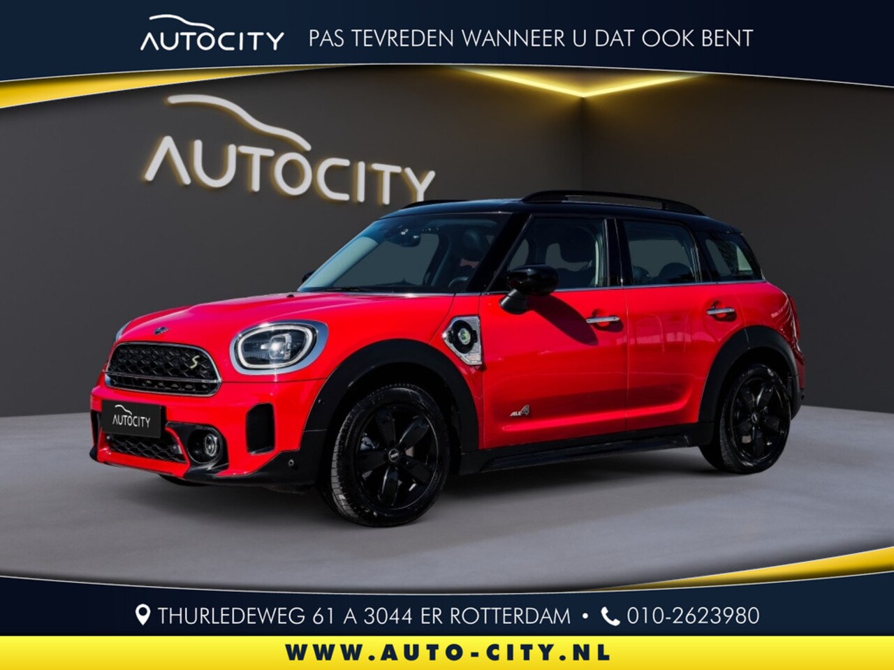 MINI Countryman - Countryman Cooper SE ALL4 Northwood l Pano l Leder l Memory seat - AutoWereld.nl