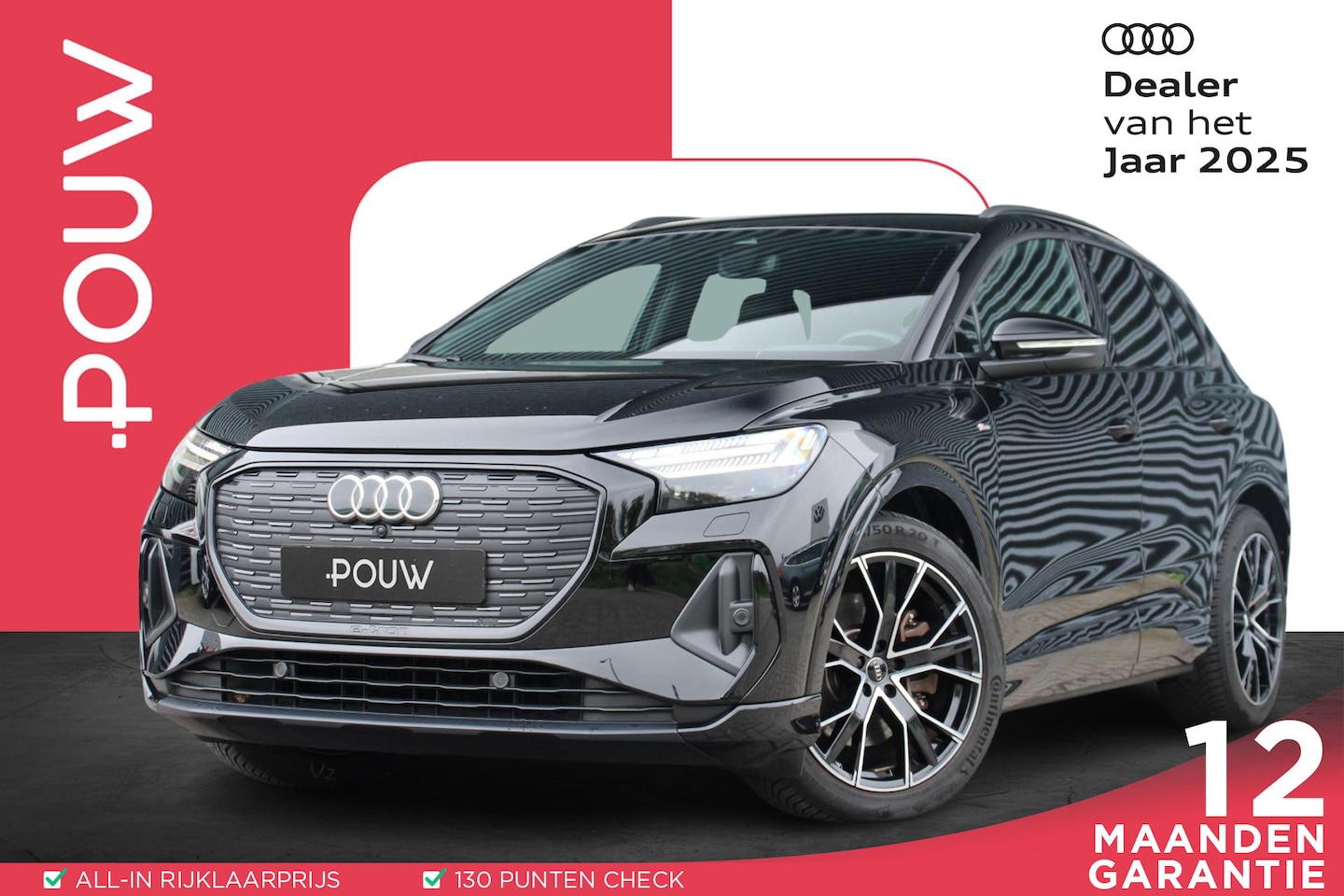 Audi Q4 e-tron - 40 204pk Launch Edition S Competition 77 kWh | Head-up Display | Panoramadak | Stuurverwar - AutoWereld.nl