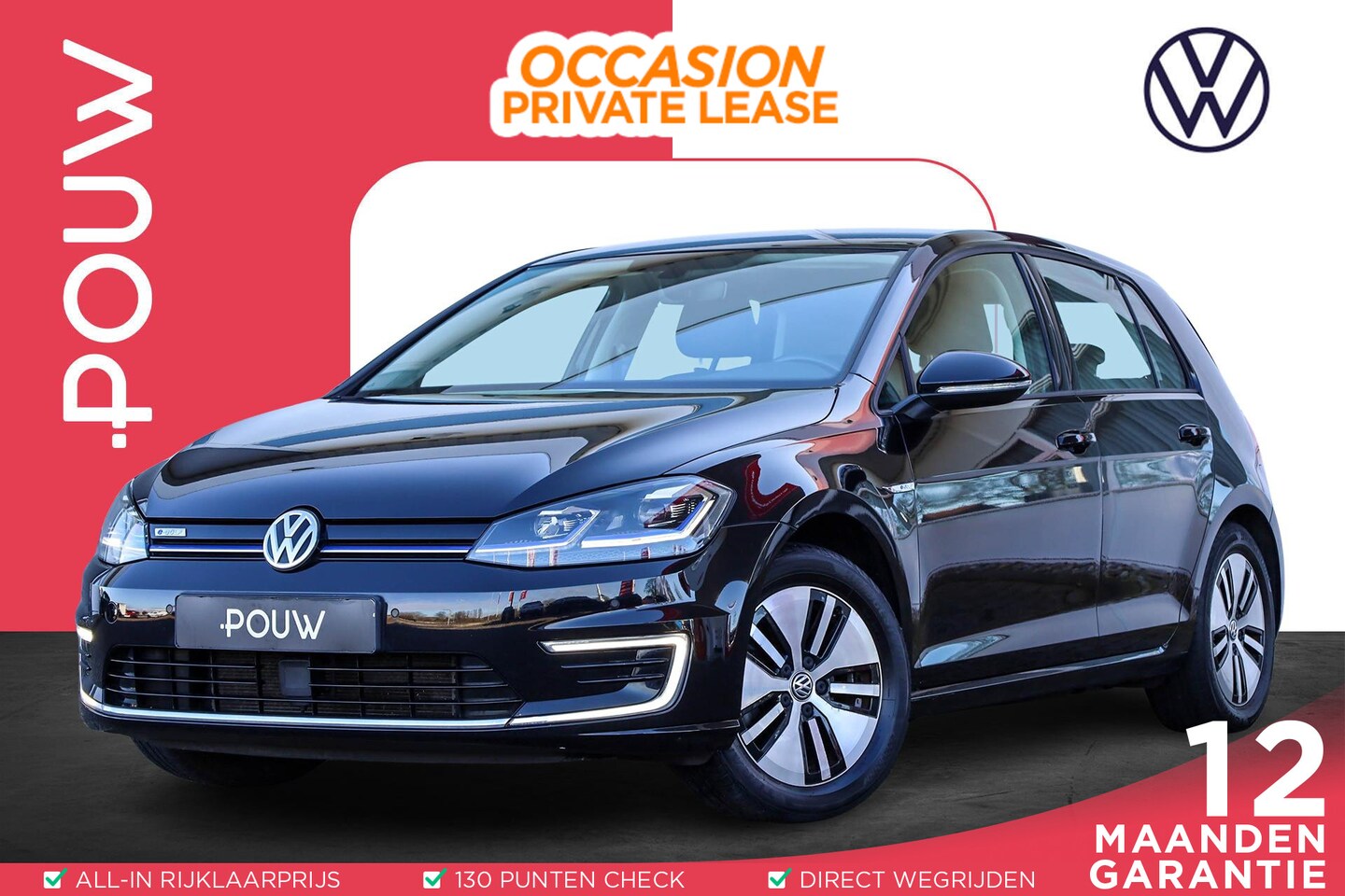 Volkswagen e-Golf - 136pk E-DITION | SoH 96% | Climate Control | Cruise Control Adaptief | Navigatie - AutoWereld.nl