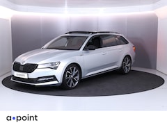 Skoda Superb Combi - 1.5 TSI ACT Sportline Business 150 pk Automaat (DSG) | Navigatie | Panoramadak | Parkeerse