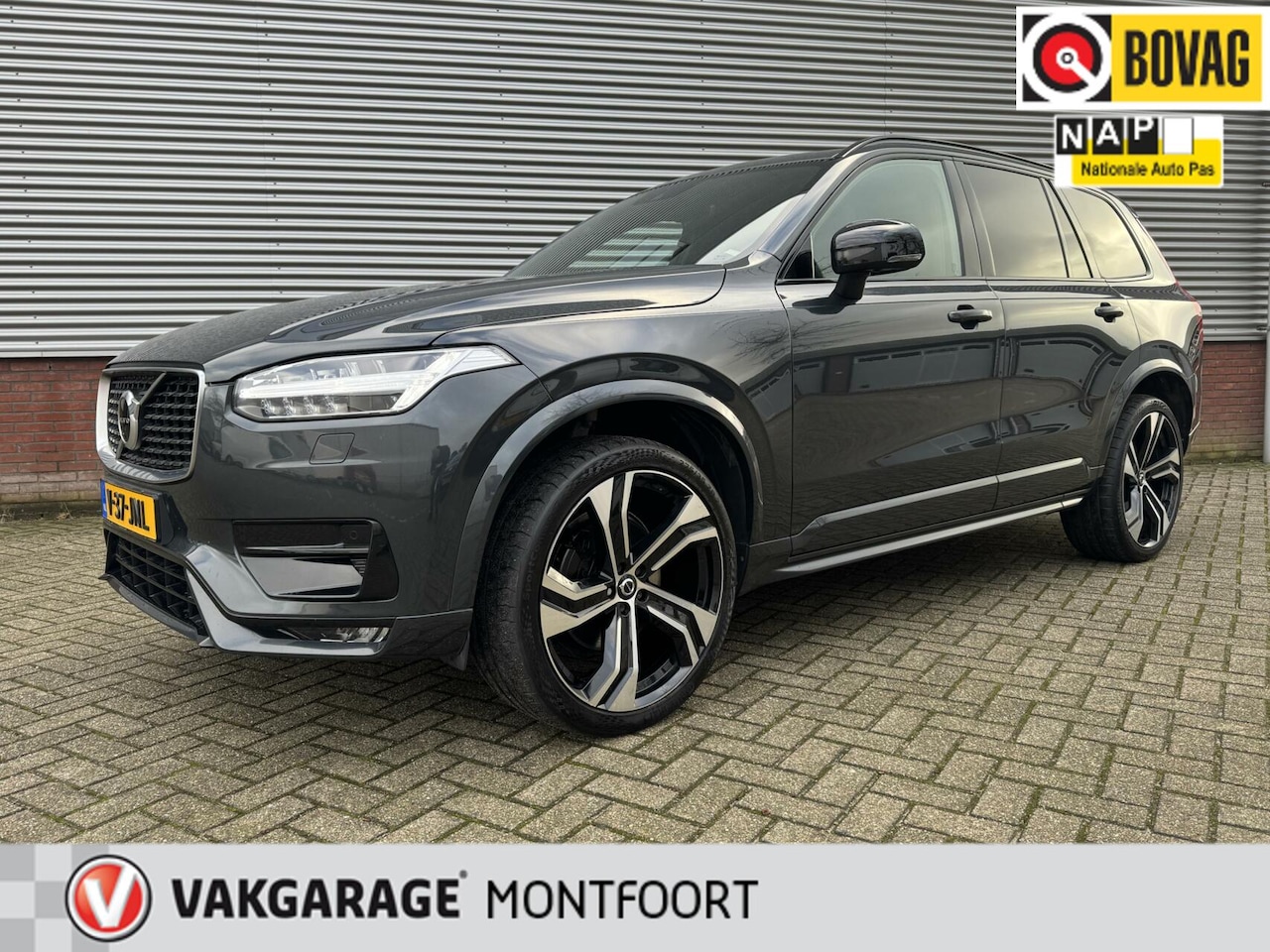Volvo XC90 - B5 AWD R-Design|Diesel-Hybride|Grijs Kenteken!!|Euro 6|EX BTW|Automaat|Leder-Alcatara|Luch - AutoWereld.nl