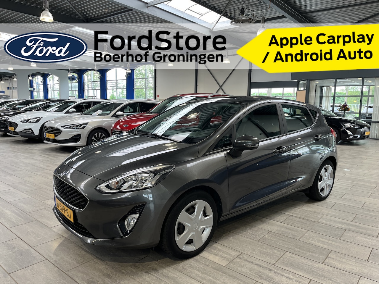 Ford Fiesta - EcoBoost 95 pk Connected | Navi | Cruise | LED | Parkeersens. | Apple Carplay | - AutoWereld.nl