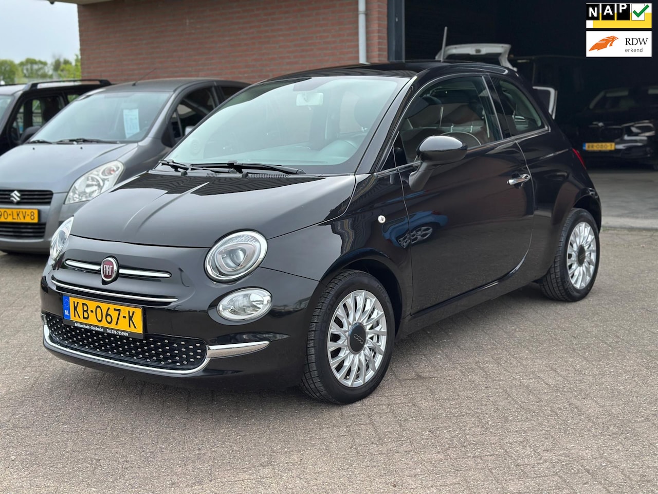 Fiat 500 - 0.9 TwinAir Turbo Lounge AIRCO, PANO, BLEUTOOTH! - AutoWereld.nl