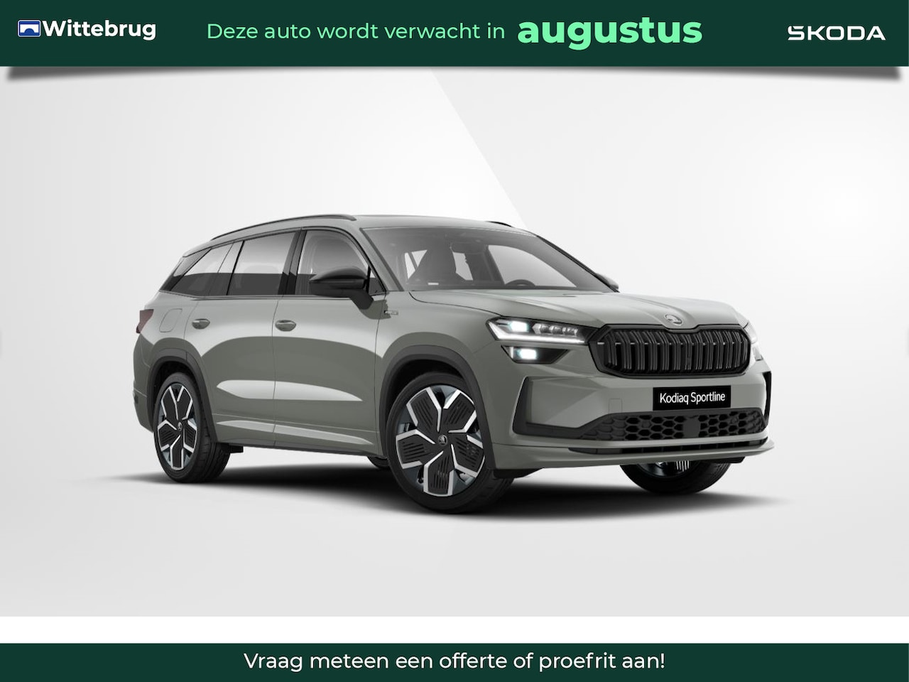 Skoda Kodiaq - 1.5 TSI PHEV Sportline Business / 20" Lichtmetalen Velgen / Trekhaak Uitklapbaar / Comfort - AutoWereld.nl
