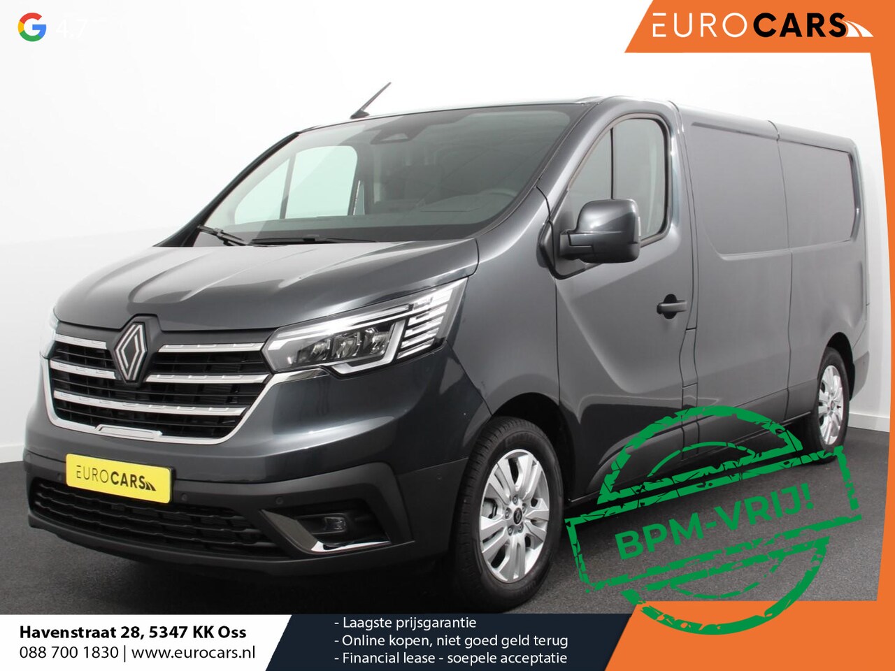 Renault Trafic - 2.0 Blue dCi 110 T30 L2H1 Advance Navigatie bluetooth DAB Camera Airco Trekhaak Houten bek - AutoWereld.nl