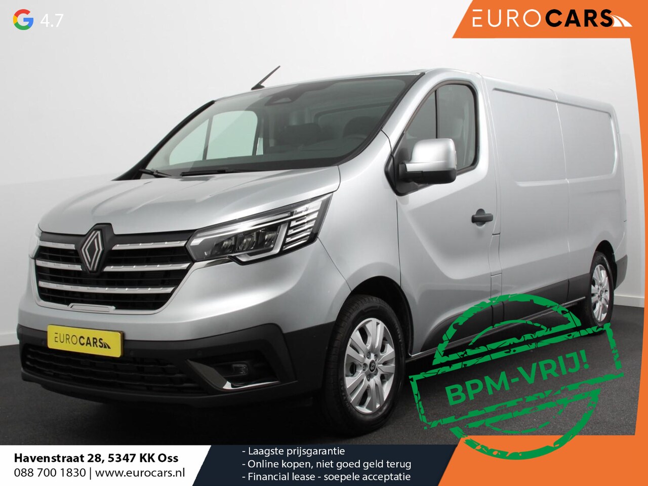 Renault Trafic - 2.0 Blue dCi 150 EDC T30 L2H1 Advance Navigatie Airco Lichtmetalen velgen Betimmering Trek - AutoWereld.nl