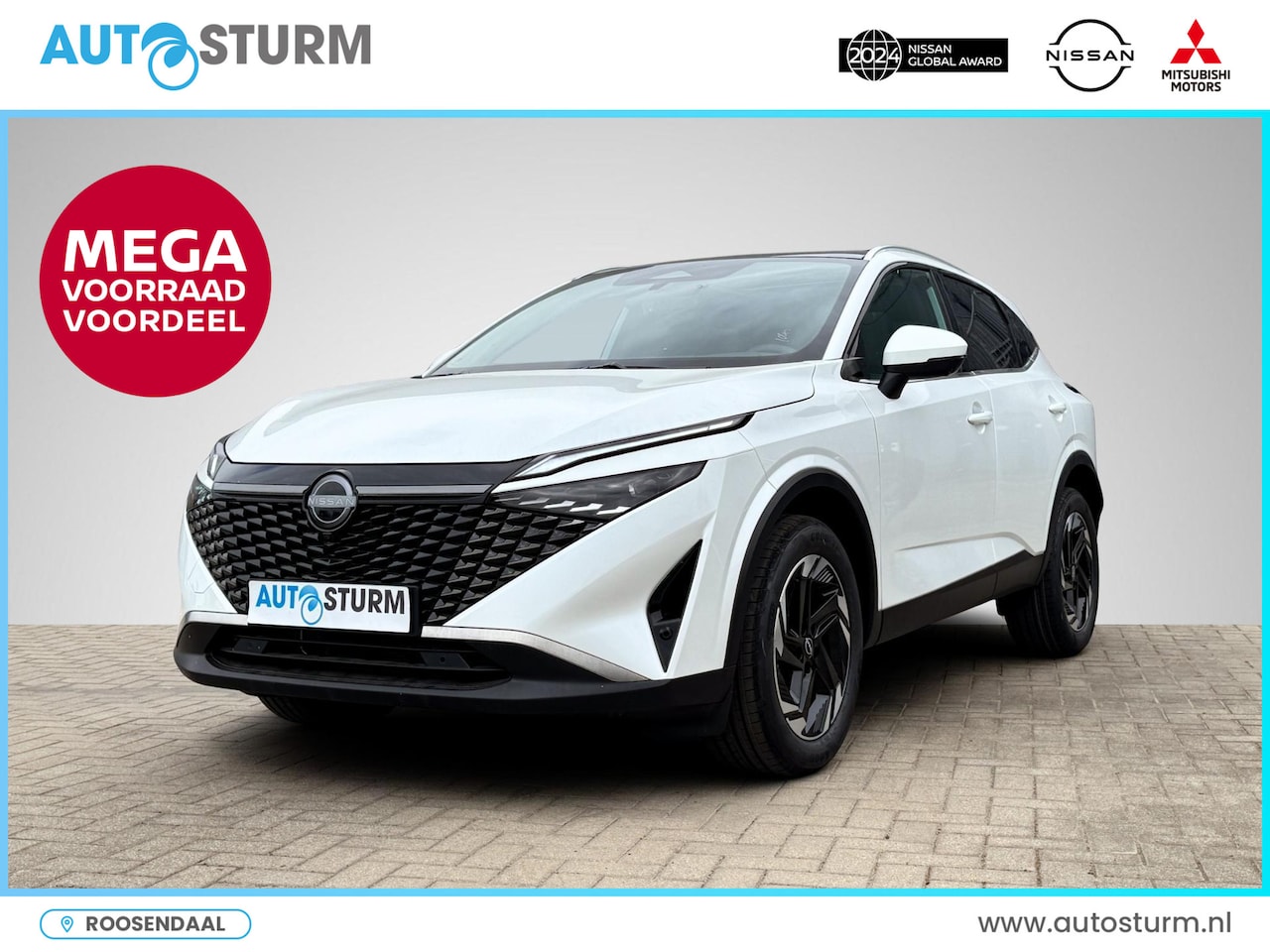 Nissan Qashqai - 1.3 MHEV N-Connecta Panoramadak + Cold Pack - AutoWereld.nl