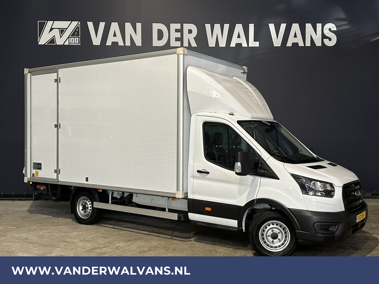 Ford Transit - 2.0 TDCI 130pk Bakwagen 233cm Hoog Laadklep Zijdeur Euro6 Airco | LAT OM LAT Bijrijdersban - AutoWereld.nl