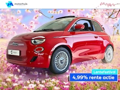 Fiat 500 C - 42kWh 118pk Aut CABRIO LMV CHROMEPAKKET CARPLAY
