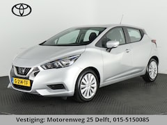 Nissan Micra - 1.0 IG-T ACENTA SILVERLINE 100% OH. CLOUD NAVIGATIE. GARANTIE TOT 11-2029