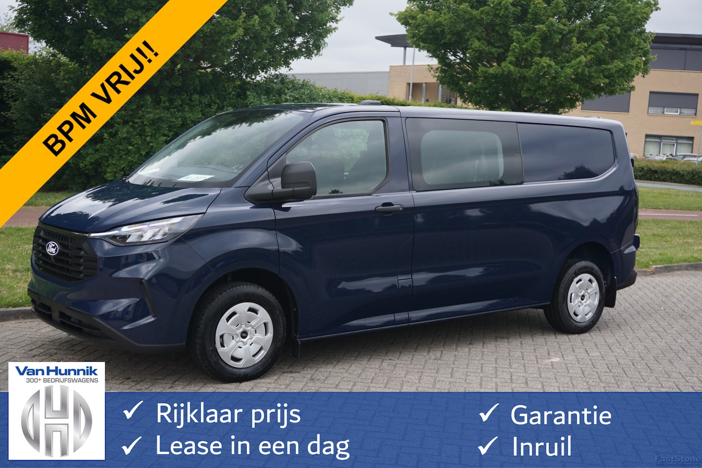 Ford Transit Custom - 320L 170PK Trend DC AUT BPM VRIJ!! 13" Sync 4 Navi, Camera, LED!! NR. 237 - AutoWereld.nl