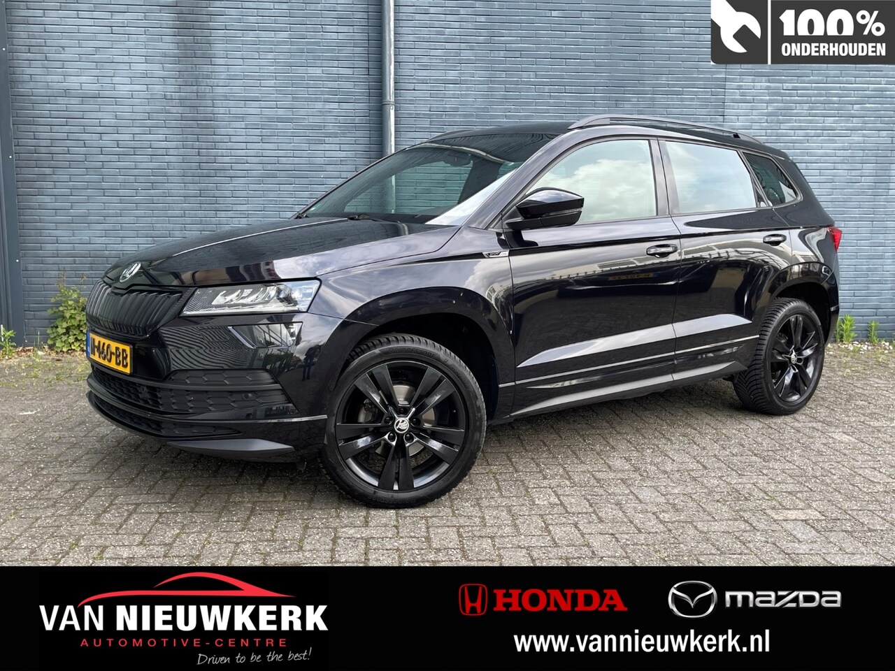 Skoda Karoq - 1.5 TSI Greentech 150pk Automaat DSG-7 Sportline Business | Navi & Carplay | LED | Keyless - AutoWereld.nl