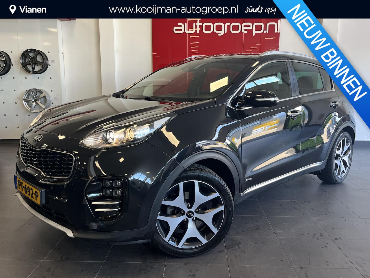 Kia Sportage - 1.6 T-GDI 4WD GT-Line Met Trekhaak, Keyless Entry, Apple Carply, Android Auto, Schuif en K - AutoWereld.nl