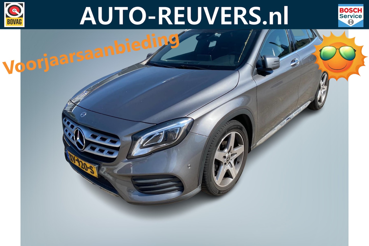 Mercedes-Benz GLA-Klasse - 180 Business Solution AMG / LED / Navi / Leder / Trekhaak / 4S band - AutoWereld.nl