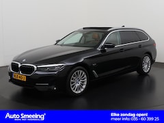 BMW 5-serie Touring - 530e xDrive High Executive | Panoramadak | Bruin Leder | Trekhaak | Zondag Open