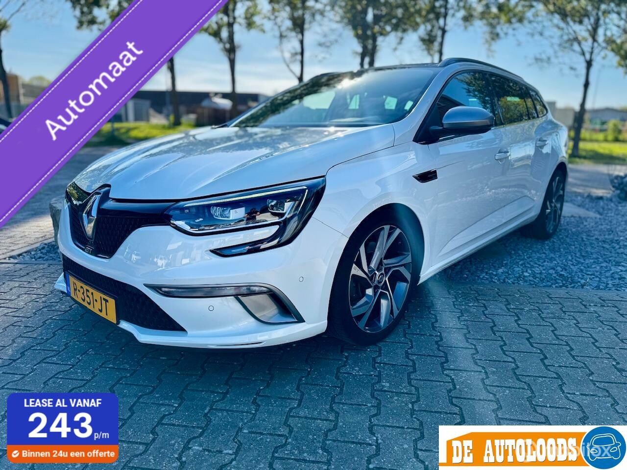 Renault Mégane Estate - 1.6 TCe GT RS 206PK Parelmoer Aut HUD - AutoWereld.nl