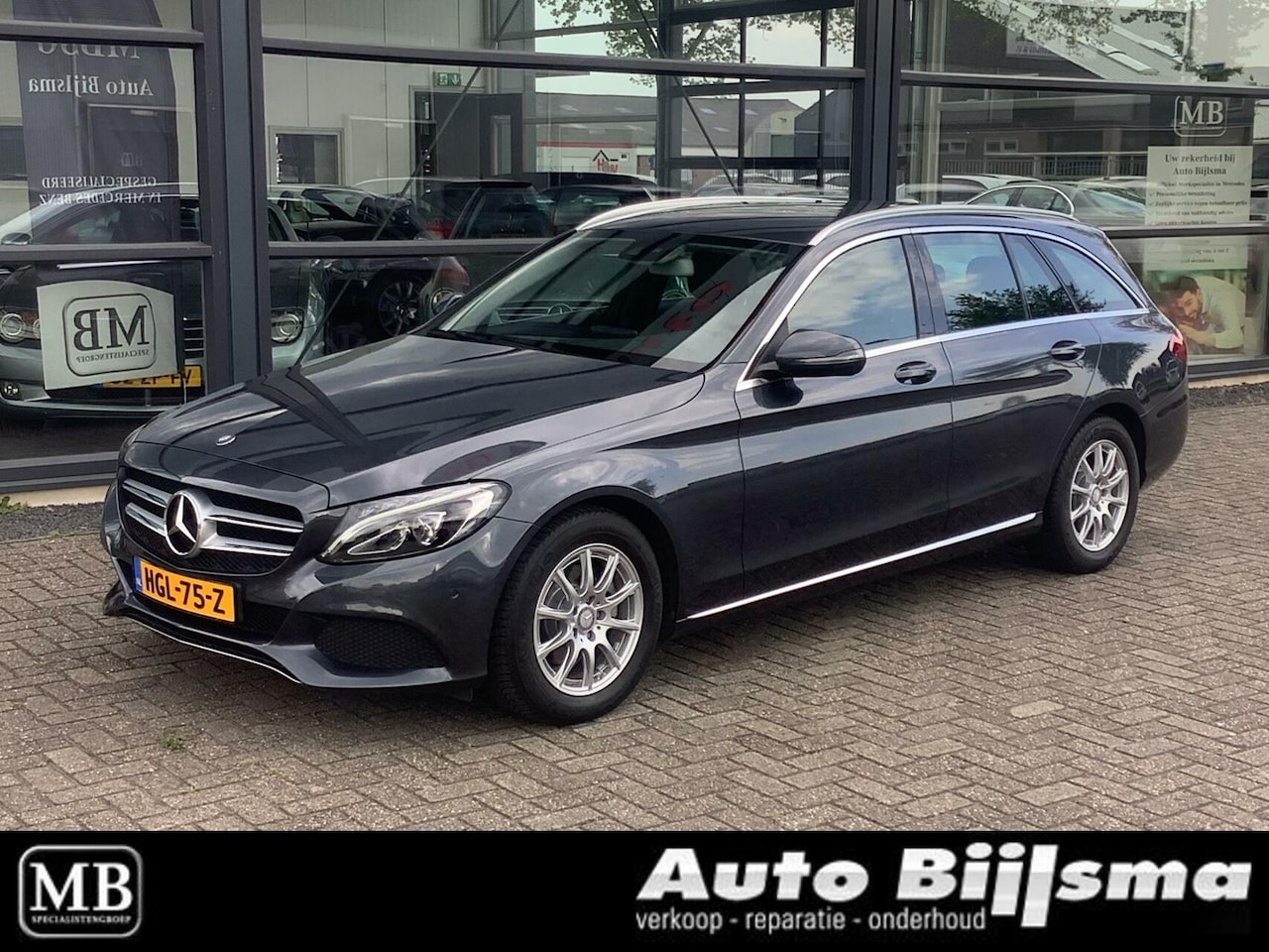Mercedes-Benz C-klasse Estate - 180 automaat, navi, camera, cruise, led verlichting - AutoWereld.nl