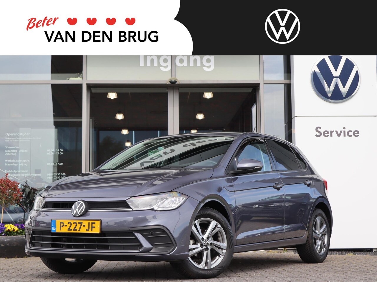 Volkswagen Polo - 1.0 TSI Life | Navigatie via App Connect | LED | PDC | Adaptive Cruise | 16'' LM | Airco | - AutoWereld.nl
