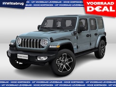 Jeep Wrangler Unlimited - 4xe 380 Sahara 20 INCH - SOFTTOP - DIRECT LEVERBAAR - NL AUTO