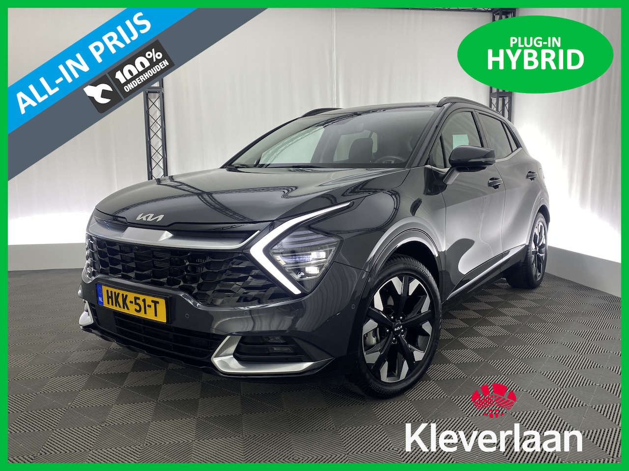 Kia Sportage - 1.6 T-GDi PHEV AWD DynamicPlusLine Automaat | Pano-Dak | Elek. Stoelen | Apple Carplay | - AutoWereld.nl