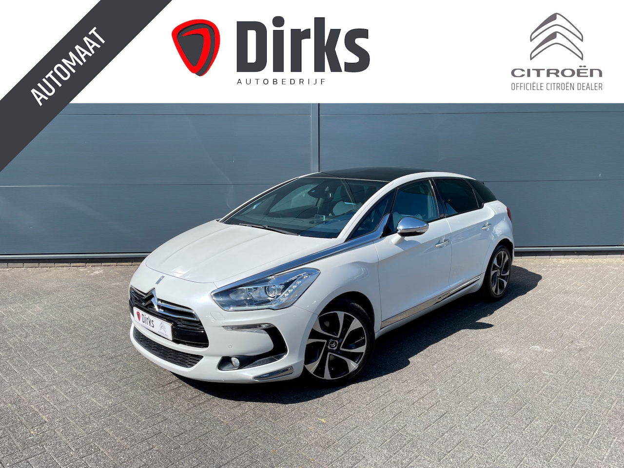 Citroën DS5 - 155pk So Chic (Leder zwart/wit incl verwarming/ Massage/ geheugen - Camera - Xenon - Panor - AutoWereld.nl