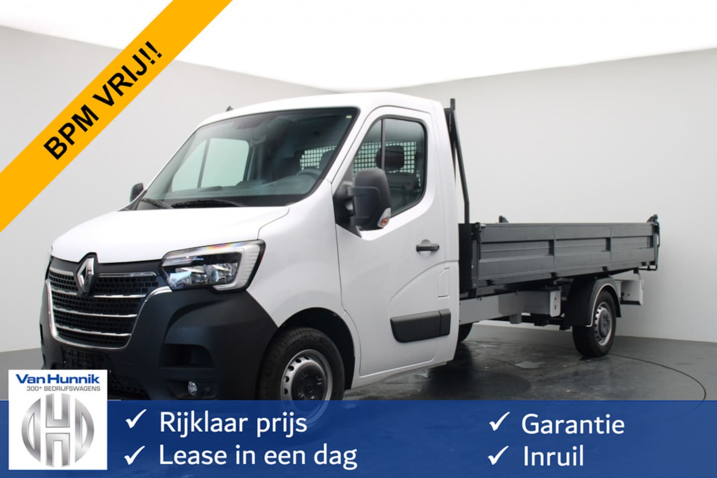 Renault Master - T35 165PK L4 3 Zijdige Kipper Airco, Cruise, BPM Vrij!! NR. 01* - AutoWereld.nl