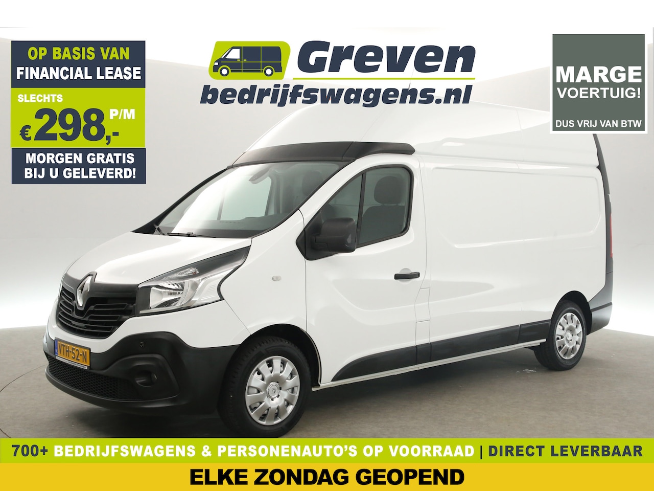 Renault Trafic - 1.6 dCi T29 L2H2 | MARGE! | BPM VRIJ | Camper Ombouw | Airco Parkeersensoren Elektrpakket - AutoWereld.nl