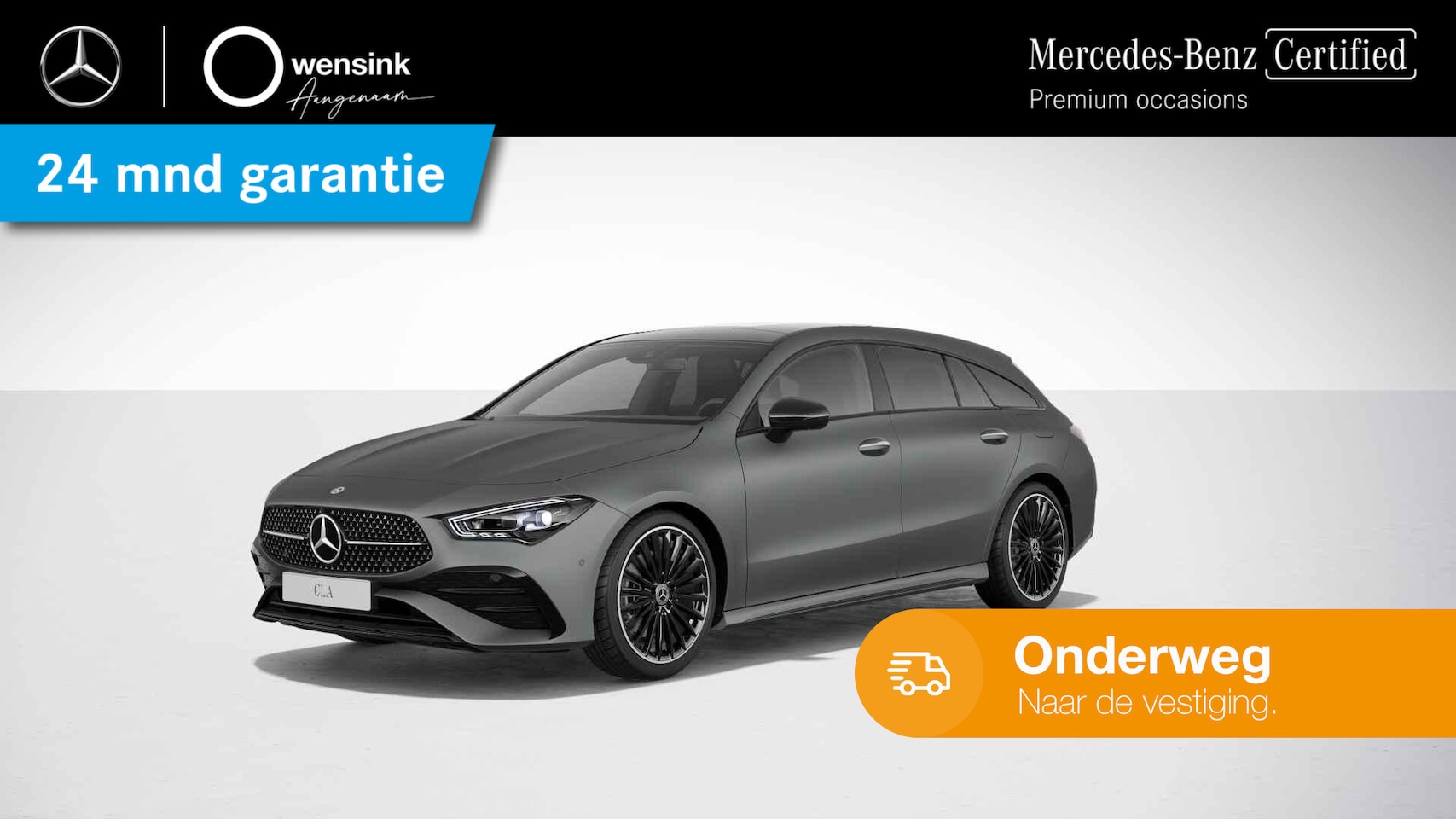 Mercedes-Benz CLA-klasse Shooting Brake - 250 e Star Edition AMG Line Plus | Night | Keyless | Memory | Sfeerverlichting | 19" licht - AutoWereld.nl
