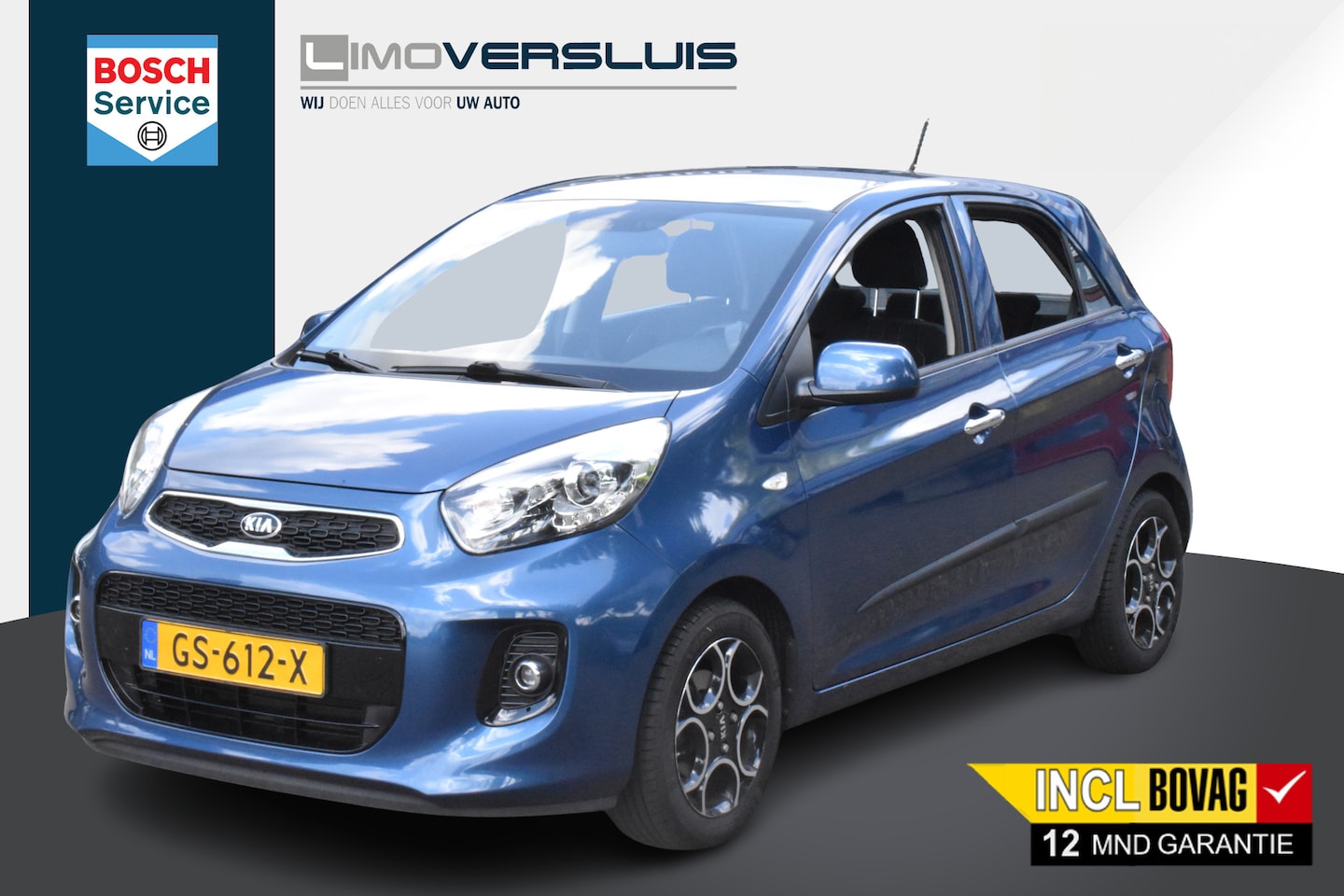 Kia Picanto - 1.2 CVVT DynamicLine Automaat | Cruise | Climate | 100% Onderhouden 12 mnd BOVAG garantie - AutoWereld.nl